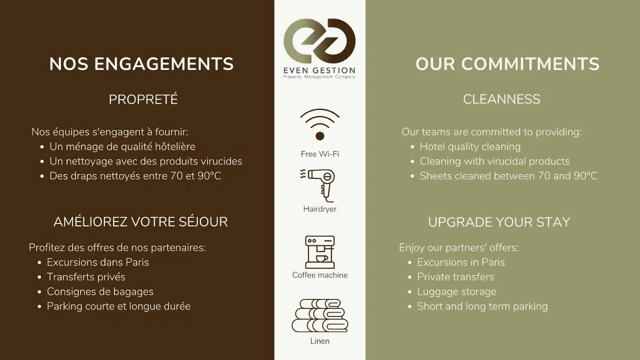 Apartment Lovely Appartment - Buttes Chaumont-Pariszenith France
